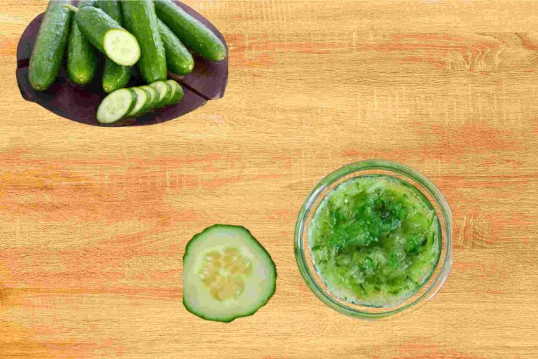 cucumber paste for removing tan