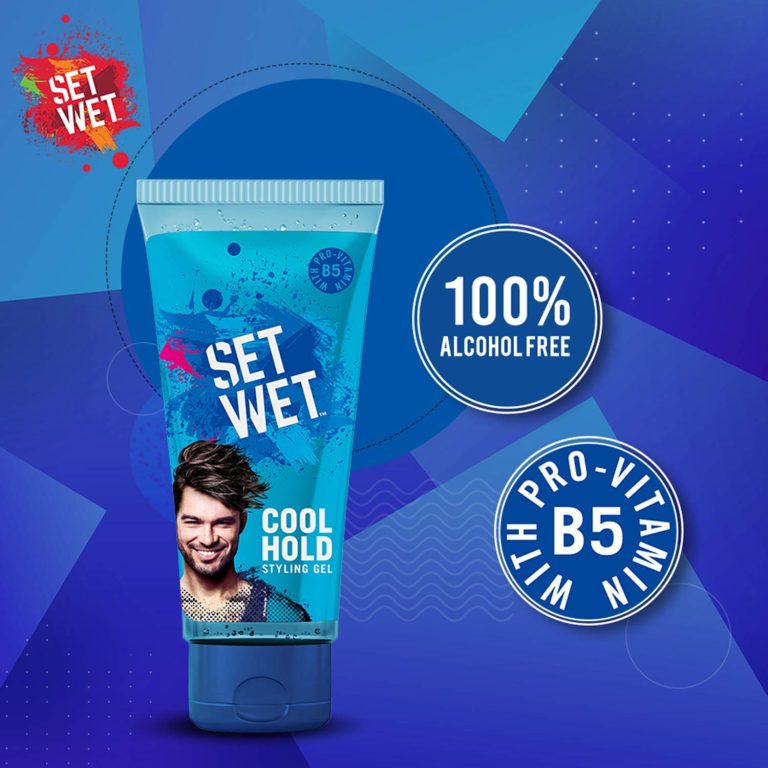 set wet hair gels for men