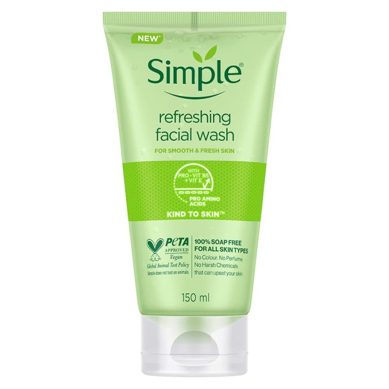 Simple Kind To Skin Refreshing Facial Wash for dry skin